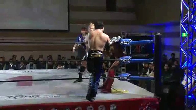 Masakatsu Funaki & Jiro “Ikemen” Kuroshio vs. Masayuki Kono & TAJIRI (Wrestle-1)