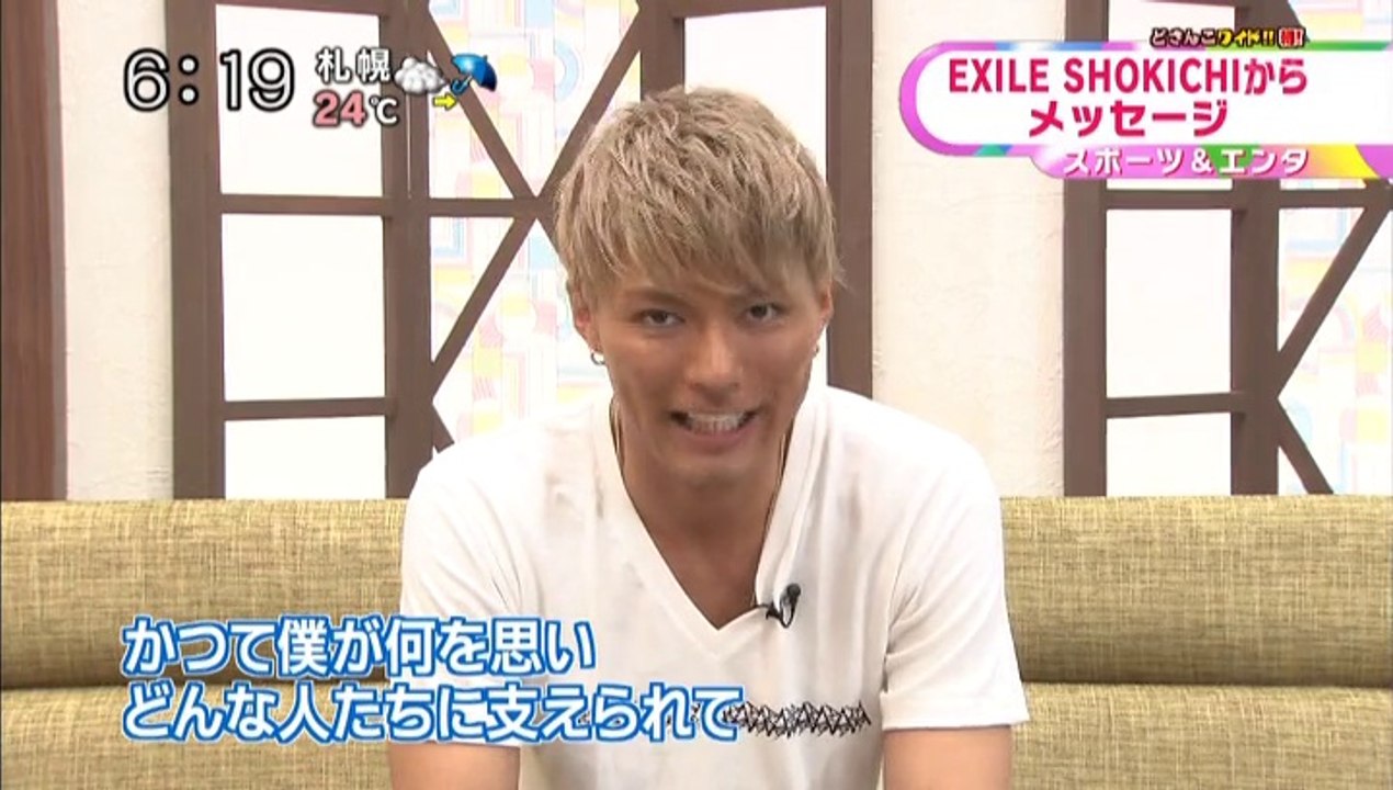 2014.06.11_「どさんこワイド!!朝！」みらいの空=SHOKICHIの原点＜告知＞