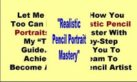 Pencil drawing techniques - Realistic Pencil Portrait Mastery