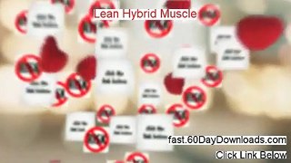 Try Lean Hybrid Muscle free of risk (for 60 days)