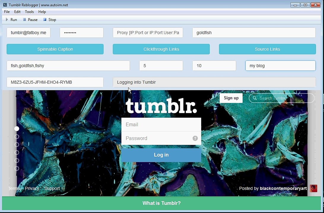 Tumblr Reblog Bot 2014