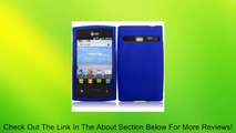 Blue Soft Skin Silicone Gel Case Cover For LG Optimus Logic L35g / Dynamic L38c Review