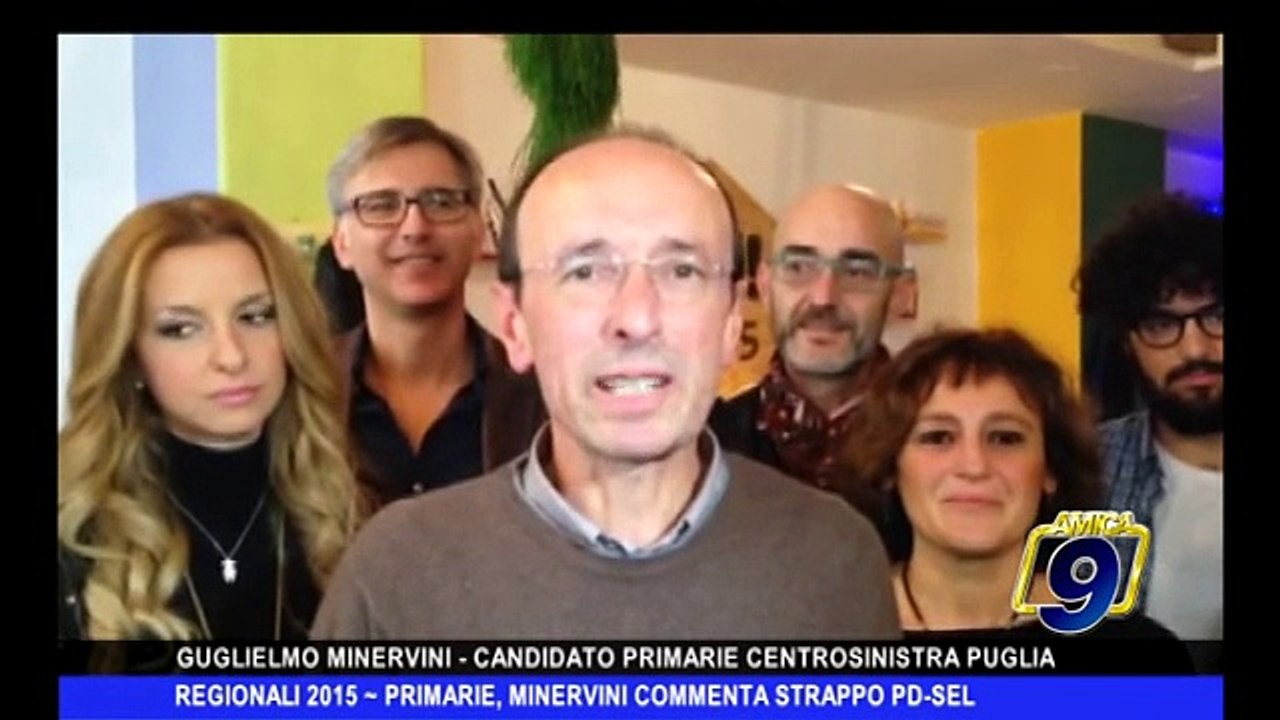 REGIONALI 2015 | Primarie, Minervini commenta strappo Pd-Sel