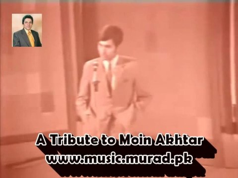 Moin Akhtar Dies One of His Early TV Appearances in 1966 Moeen Karachi Pakistan