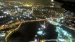 London City Airport. Night Time Approach and Landing. British Airways Embraer