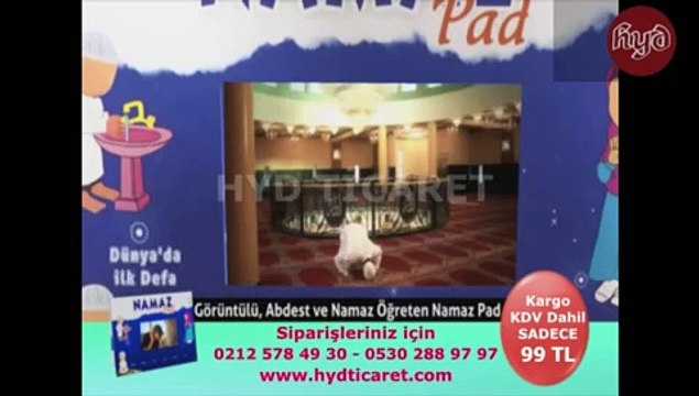 Namaz Kılmasını ve Abdest Almasını Öğreten Görüntülü Pad