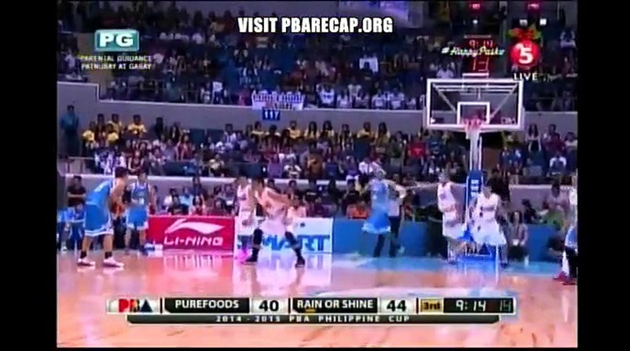 Rain or Shine Elasto Painters VS PUREFOODS Star Hotshots [3rd QUARTER] - November 30, 2014 GAME REPLAY