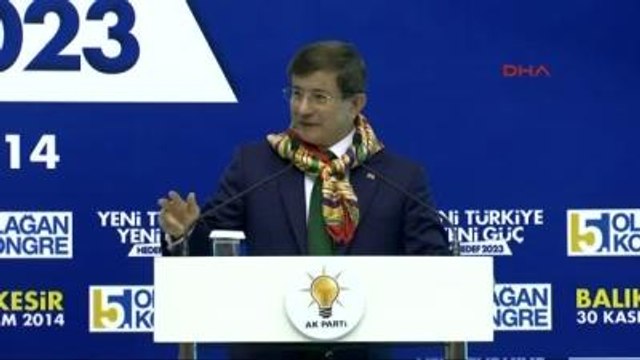Başbakan Ahmet Davutoğlu Balıkesir İl Kongresinde Konuştu 2
