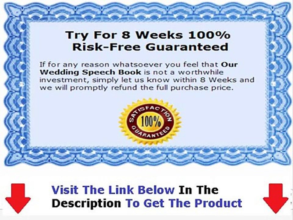 Wedding Speeches For All + DISCOUNT + BONUS