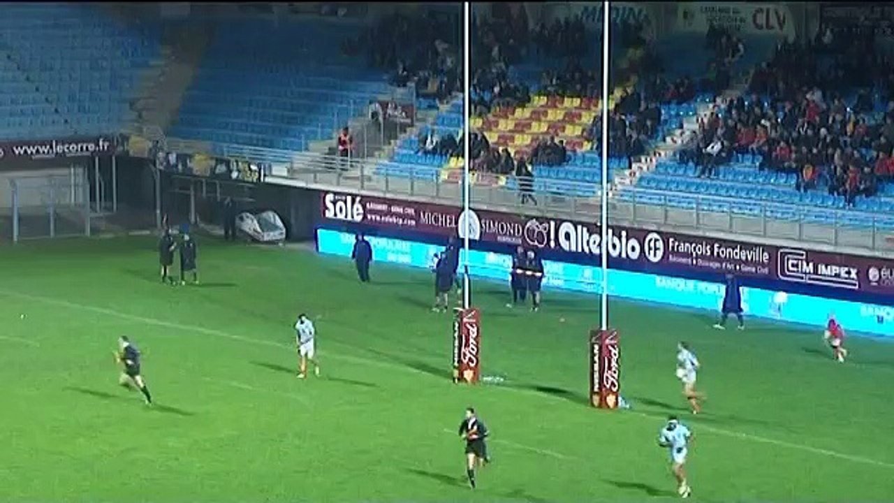 PRO D2 - Perpignan - Aurillac: 15-15 - J13 – Saison 2014-2015