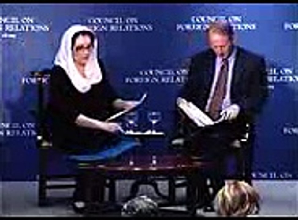 A Conversation with Benazir Bhutto