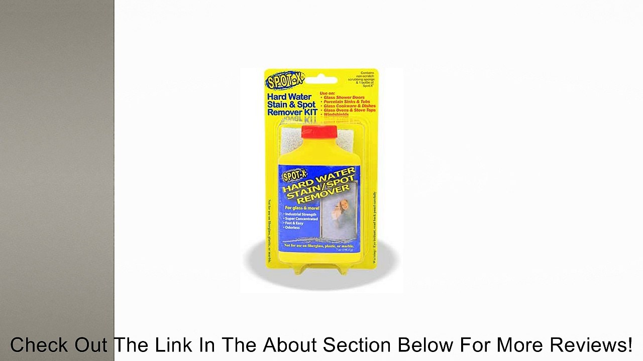 Spot-X Hard Water Stain and Spot Remover Review