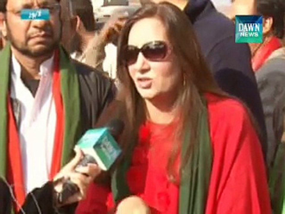 Women workers in PTI Islamabad rally