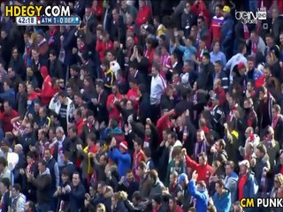 اهداف مباراة اتلتيكو مدريد و ديبور تيفو لاكورونيا فى الدوري الاسبانى 2014-2015