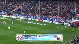 Atlético de Madrid 2 Deportivo de la Coruña 0