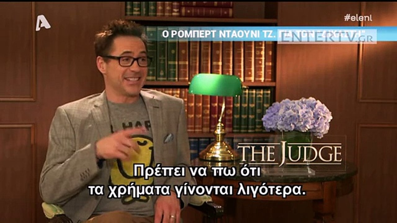 Ο Ρόμπερτ Ντάουνι Τζούνιορ μιλάει στον ΘΚουτσογιαννόπουλο για τη νέα του ταινία