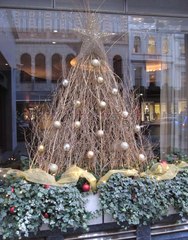 Artificial Christmas Tree by Todich Floral Design London, UK