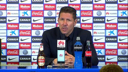 Simeone: "Es un problema social, no del fútbol"