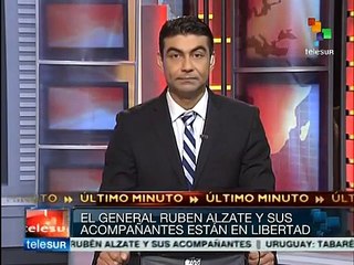 Colombia: liberados General Alzate, abogada Urrego y cabo Rodríguez