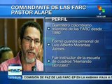 El Comandante de las FARC Pastor Alape ha sido guerrillero desde 1980