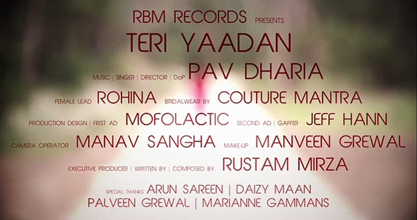 Teri-Yaadan---Pav-Dharia-OFFICIAL-VIDEO