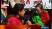 Handicapped Woman Sabah reached PTI Islamabad Jalsa gah to support Imran Khan