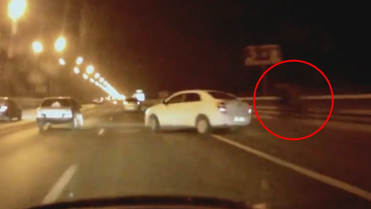 Luckiest pedestrians ever