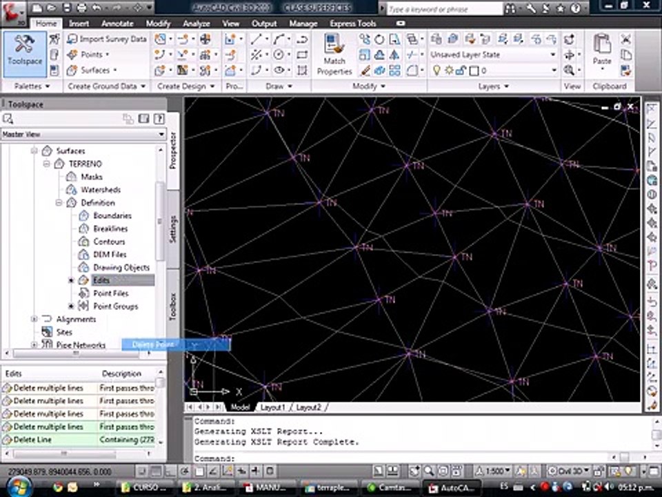 [05_16] AutoCAD Civil 3D 2010 - Superficies | Clase 2