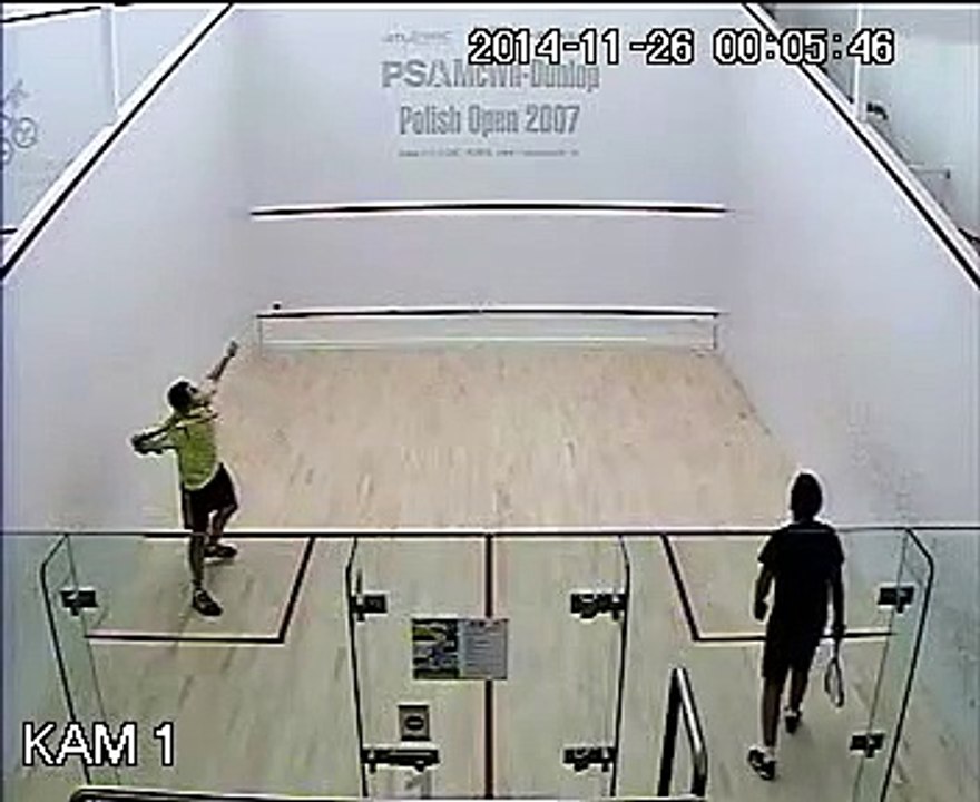 Ca c'est du squash : Echange de 40 secondes magique!