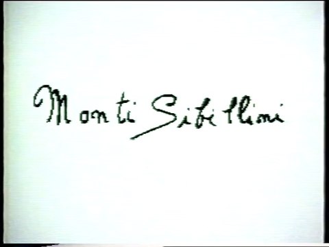 Progetto cinema - I Monti Sibillini - Laghi di Pilato