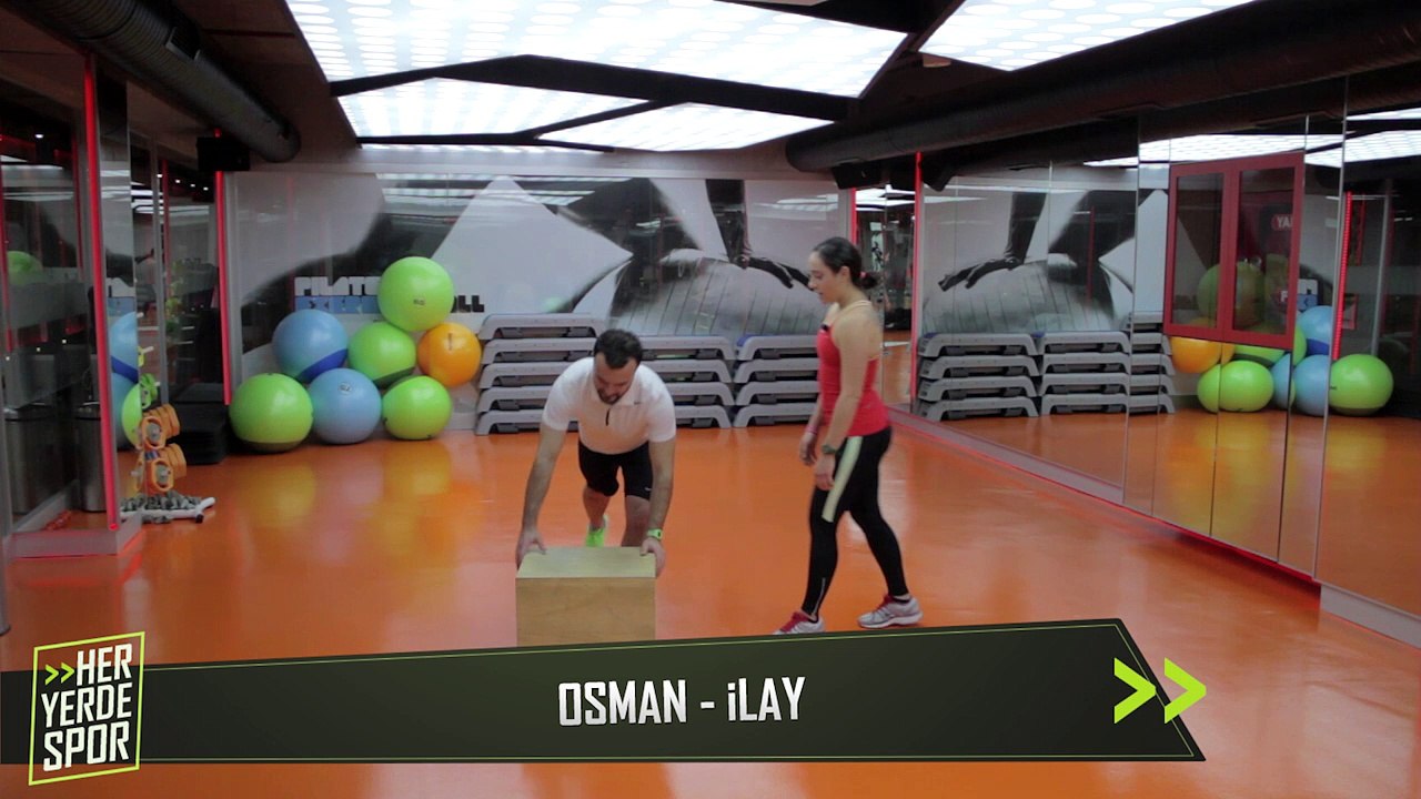 Göğüs Kaslarını Çalıştırmak için "Box Push Up"- Her Yerde Spor