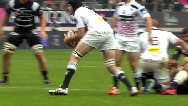 TOP14 - Stade Français-Brive: Essai Waisale Nayacalevu (PAR) - J12 - Saison 2014/2015