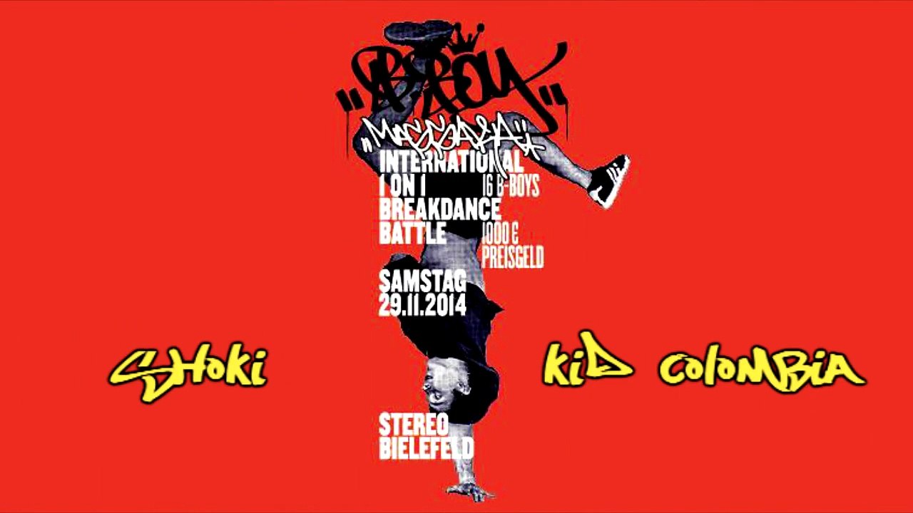 BBoy Massaka 2014 Quarter Finals ShoKi vs Kid Colombia