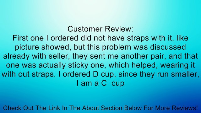 Silicone Bra Invisible Bras Breast Forms a B C D Review