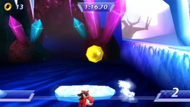 Sonic Rivals - Shadow : Zone Crystal Mountain Acte 1
