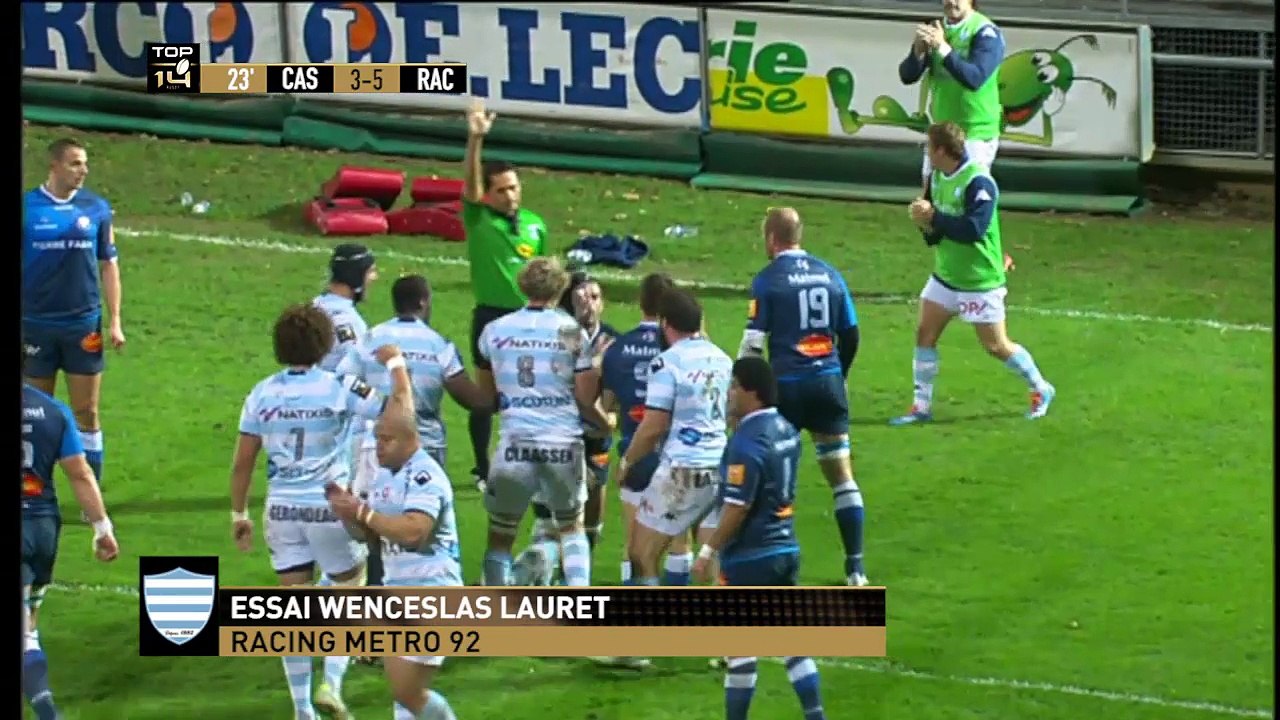TOP14 - Castres-Racing: 9-14 - J12 - Saison 2014/2015