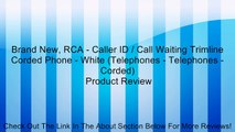 Brand New, RCA - Caller ID / Call Waiting Trimline Corded Phone - White (Telephones - Telephones - Corded) Review