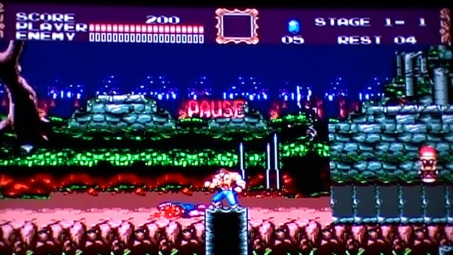 test Castlevania bloodlines sur megadrive