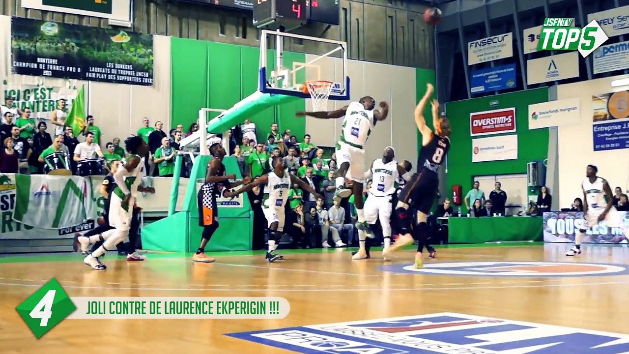 Top 5 - JSF Nanterre vs Le Mans (29/11/14) (Pro A - J10)