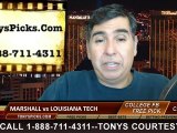 Louisiana Tech Bulldogs vs. Marshall Thundering Herd Free Pick Prediction NCAA College Football Conference USA Championship Game Odds Preview 12-6-2014