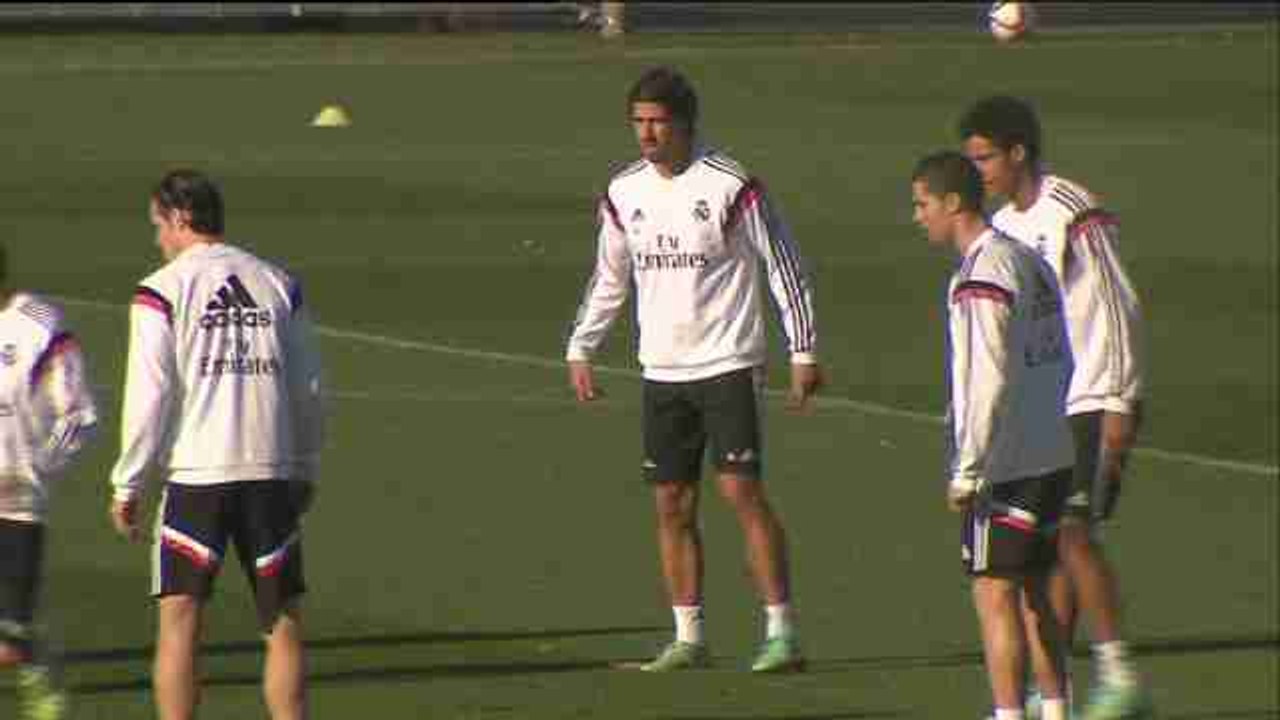 Khedira trains will Real Madrid squad, to play in Copa del Rey