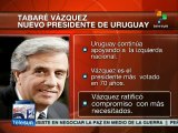 Destacan medios uruguayos triunfo electoral de Tabaré Vázquez