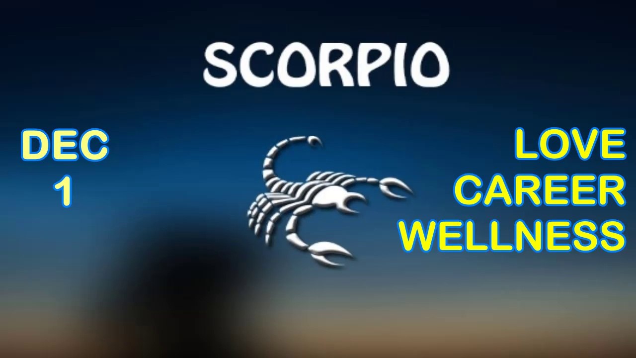 Scorpio Daily Horoscope December 1, 2014
