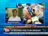 El mal tiempo provoca lenta afluencia de votantes en Uruguay