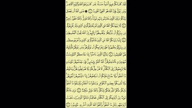 060 - عبد الباسط عبد الصمد - سورة الممتحنة - برواية حفص عن عاصم