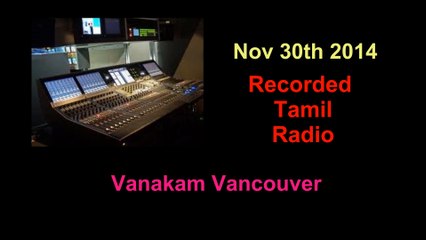 Vanakam Vancouver 2014-11-30
