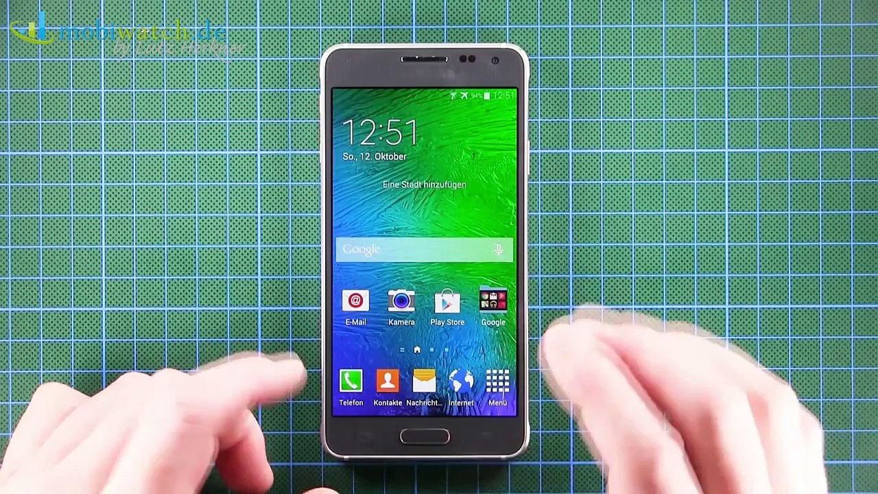 Samsung Galaxy Alpha - ausführliches Hands-on - Lutz Herkners Video-Blog - deutsch - german