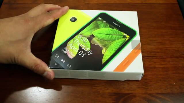 Nokia Lumia 630 Unboxing