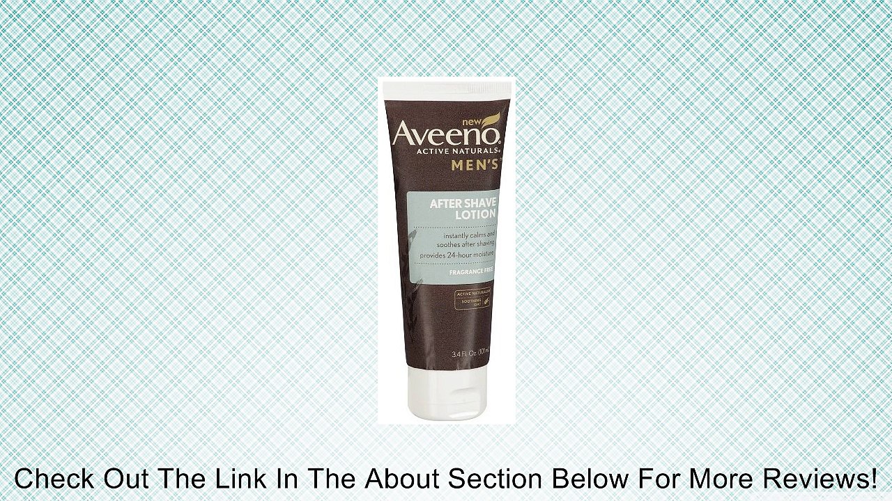 Aveeno Men's After Shave Lotion - 3.4 oz Review