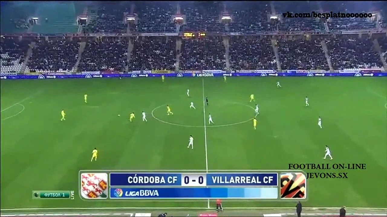 CORDOBA 0-2 VİLLARREAL 30-11-2014 - Highlights